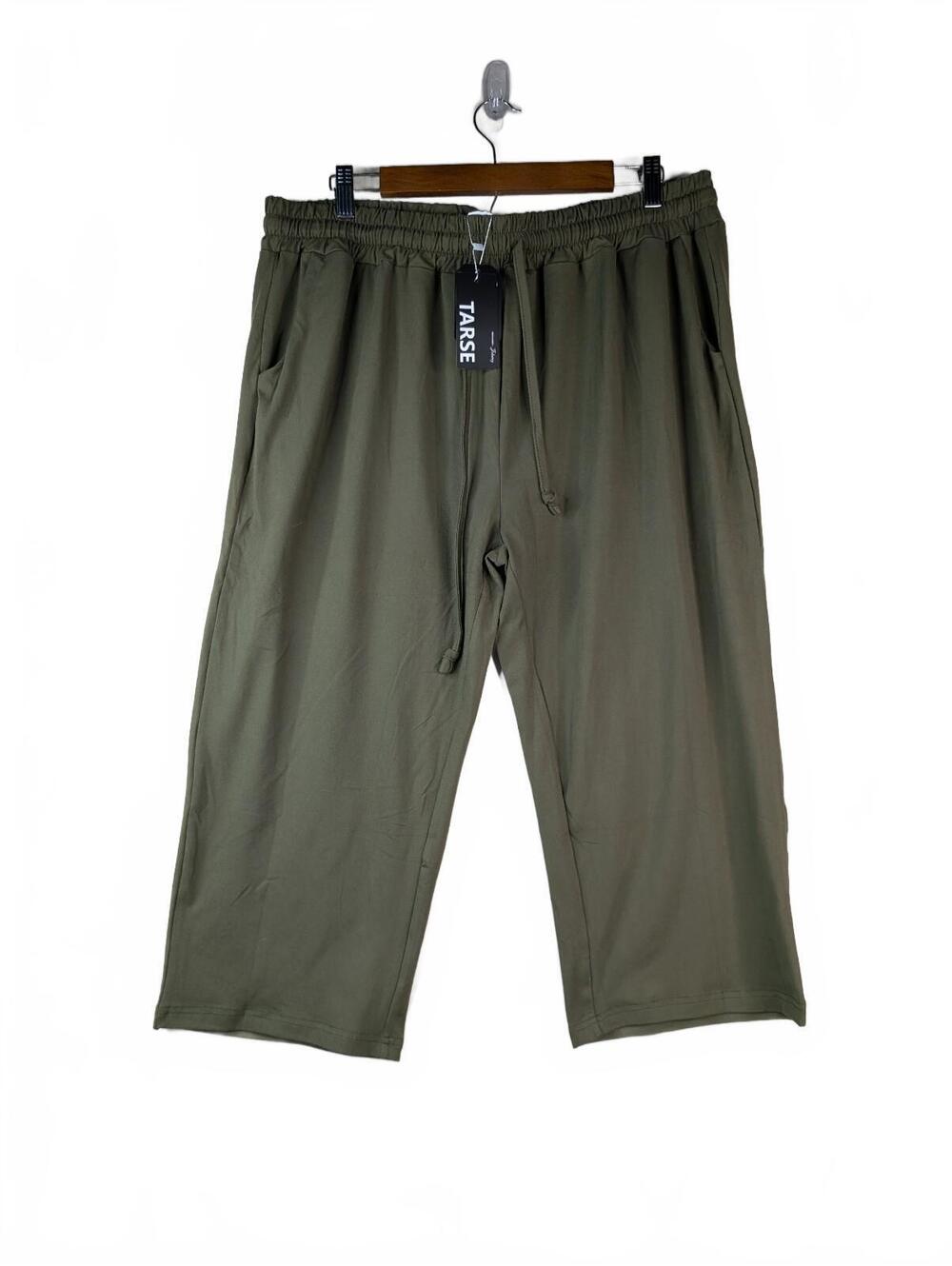 NWT TARSE Women's Capri Yoga Pants Size 2XL in‎ Army Green